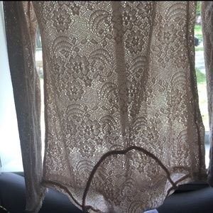 Free People Lace Body Suit